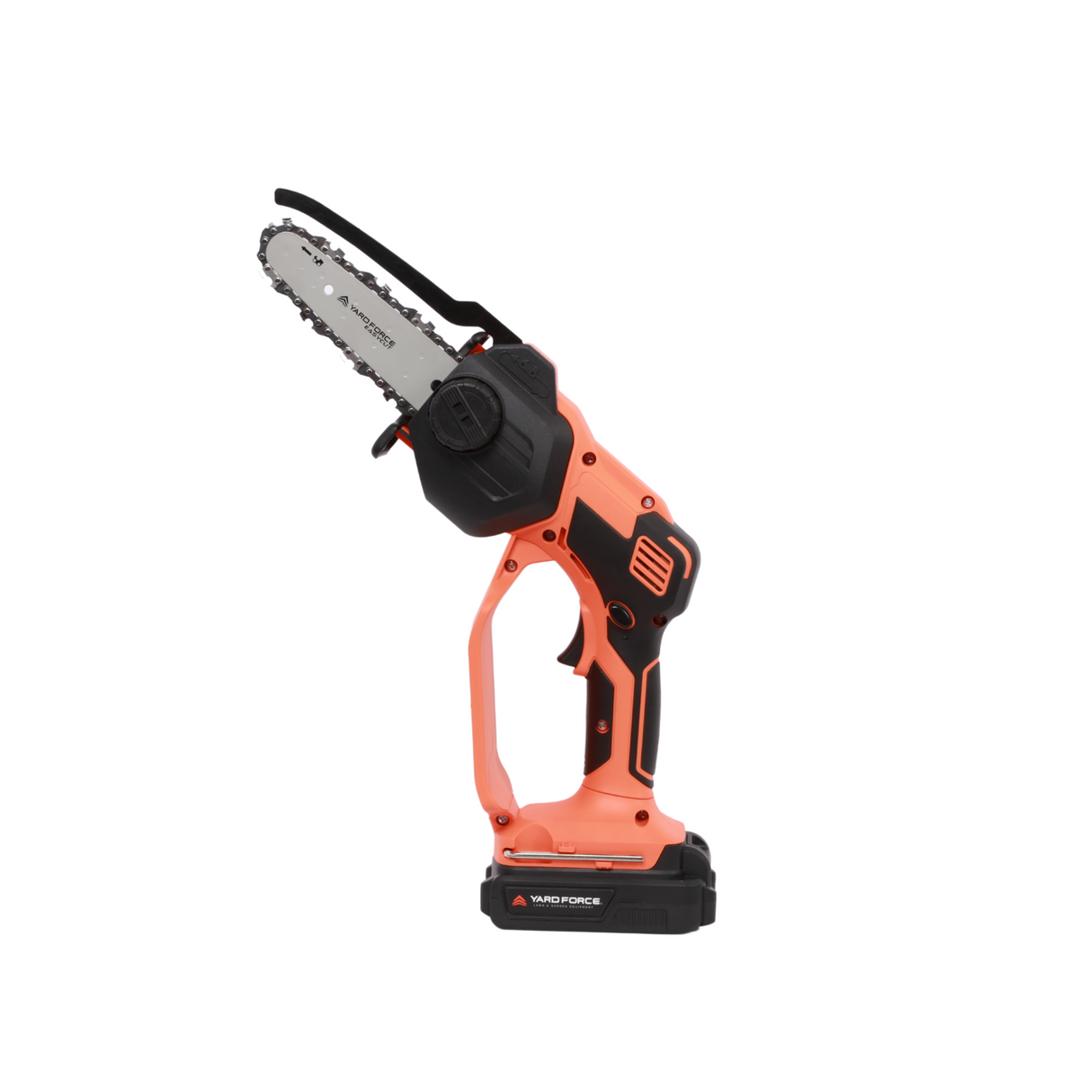 Mini-tronçonneuse Yard Force LS C13A : vue en perspective.