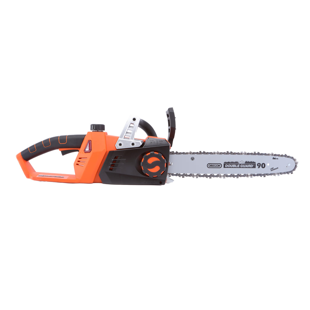 Tronçonneuse Yard Force LS C35 : vue latérale complète.