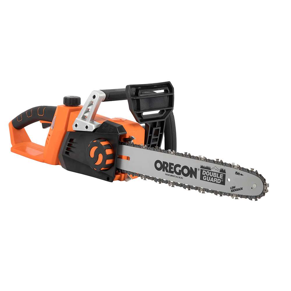 Tronçonneuse Yard Force LS C35 : vue du guide et du carter.