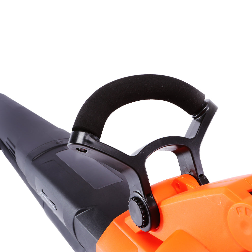 Aspirateur souffleur broyeur Yard Force LB C20 : poignée et sangle.