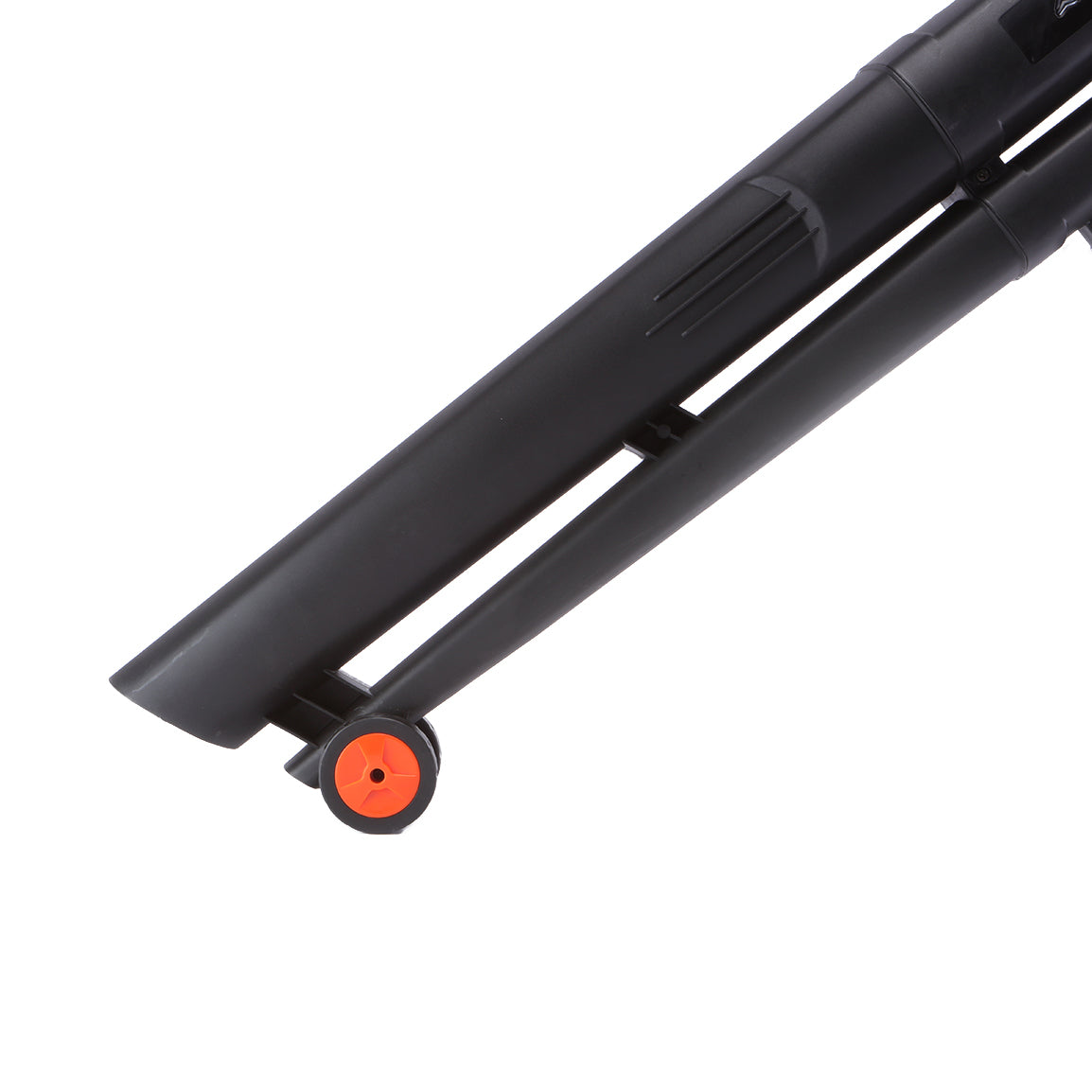 Aspirateur souffleur broyeur Yard Force LB C20 : tube et roulette d'appui.