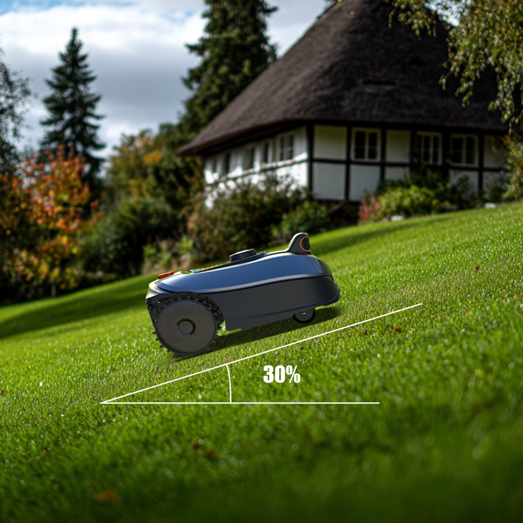Tondeuse à gazon robotisée Yard Force i600 iVision – 600 m² | Sans fil périphérique | Pente jusqu'à 35 % | Contrôlée par application