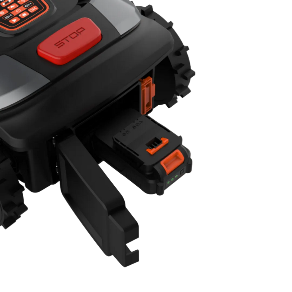 Tondeuse à gazon robotisée Yard Force i600 iVision – 600 m² | Sans fil périphérique | Pente jusqu'à 35 % | Contrôlée par application