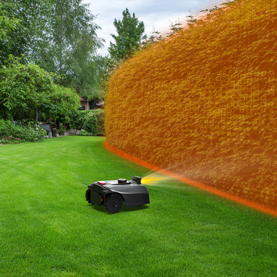 Tondeuse à gazon robotisée Yard Force i600 iVision – 600 m² | Sans fil périphérique | Pente jusqu'à 35 % | Contrôlée par application
