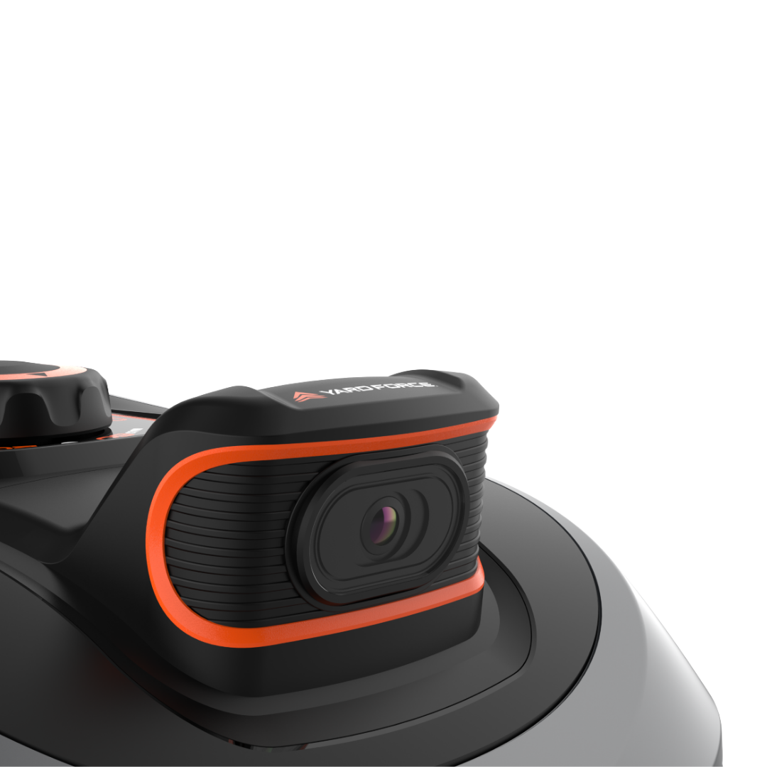 Tondeuse à gazon robotisée Yard Force i600 iVision – 600 m² | Sans fil périphérique | Pente jusqu'à 35 % | Contrôlée par application