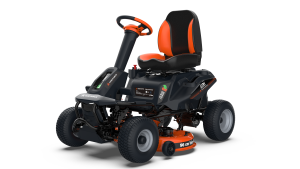 Yard Force ProRider E559 – Tracteur tondeuse autoporté à batterie 56V LFP | Plateau 96 cm double lame