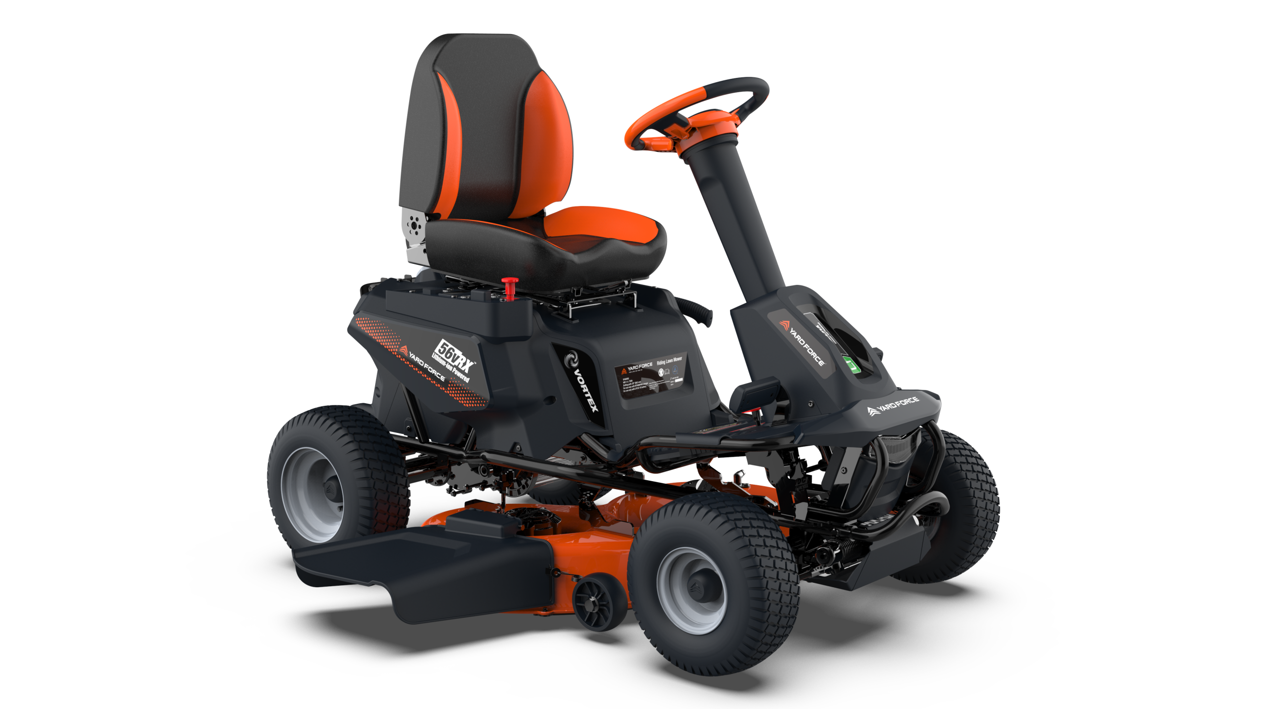 Yard Force ProRider E559 – Tracteur tondeuse autoporté à batterie 56V LFP | Plateau 96 cm double lame – Image 6